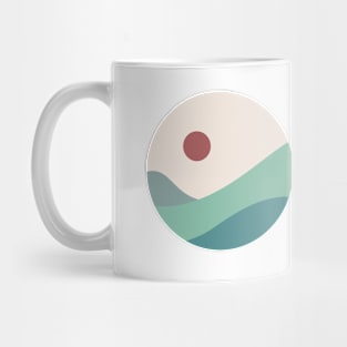 Japanese mountains Mug